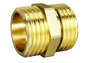 Ниппель прямой LD Pride DN15 (1/2") НР/НР латунь