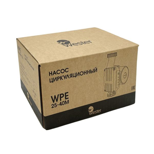 Wester Насос циркуляционный WPE 25-40 М (без гаек)