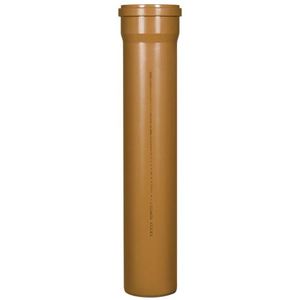 RU-TB ПП Труба канализационная наружн. SN4 TEBO 110x3,4х1000 (рыжая)	
