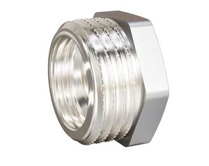 Футорка LD Pride DN25х15 (1"НР х 1/2" ВР) латунь никель