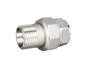Сгон разъемный (американка) LD Pride DN32 (1 1/4") ВР/НР латунь никель