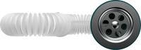 Aquant Гофросифон 1 1/2"х40/50 удл. 3м с мет.реш.