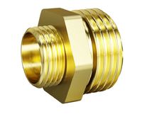 Ниппель переходной LD Pride DN25х20 (1"НР х 3/4"НР) латунь