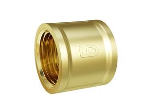 Муфта LD Pride DN32 (1 1/4") ВР латунь