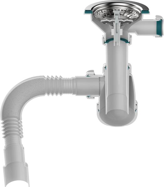 Aquant Сифон для мойки 3 1/2