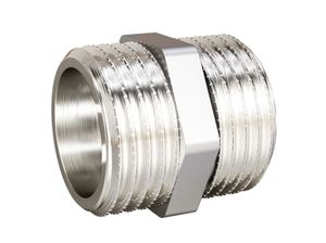 Ниппель прямой LD Pride DN20 (3/4") НР/НР латунь никель