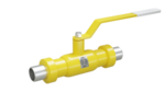 Кран шаровый LD КШЦШ Gas 015.040.П/П.02. из стали 20 Ду15 Ру4,0МПа