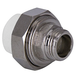 Муфта PP-R комбинированная разъемная НАР O-ring (американка) 25х3/4" TEBO