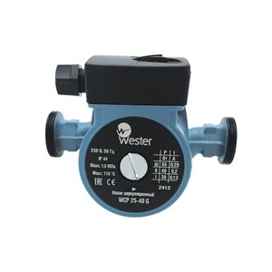 Wester Насос циркуляционный WCP 25-40G 130мм (с гайками)