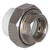 Муфта PP-R комбинированная разъемная ВН O-ring (американка) 20х3/4" TEBO