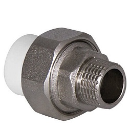 Муфта PP-R комбинированная разъемная НАР 25х1/2" TEBO